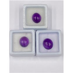 AMETHYST CABOCHONS 22.80CT