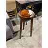 Image 3 : POMERANTZ MADE IN TAIWAN LARGE WOODEN SALAD BOWL WITH FORK + SPOON & 3 LEGGED STAND