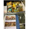 Image 5 : ASSORTED TIN CAR POSTER SIGNS, VINTAGE FOOD PACKAGING, & MORE