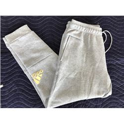 NEW ADIDAS MEN’S GREY SWEATPANTS LARGE $85