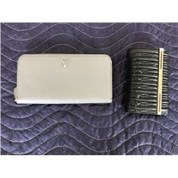 2 DESIGNER WALLETS (AUTHENTICITY UNKNOWN)