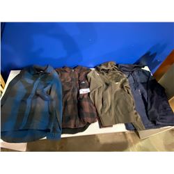 ASSORTED VANS/FOX/RVCA SWEATERS MEDIUM/SMALL