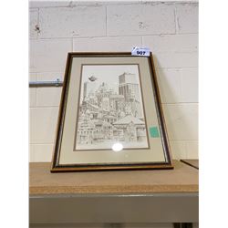 FRAMED & SIGNED LEP 370/395 TITLED "VANCOUVER" BY R.C. WESTERHOLM