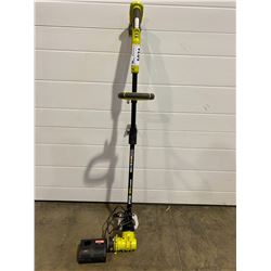 RYOBI 18V LITHIUM ELECTRIC WEEDWHACKER WITH CHARGER