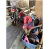 Image 2 : 3 ELECTRIC SCOOTERS FOR REPAIR & 2 BUCKETS OF PARTS/PIECES