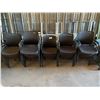 Image 1 : ASSORTED BLACK CHAIRS