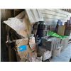 Image 2 : ASSORTED MISC ITEMS INCLUDING: HANGERS, BINS, GLASS SHELVING, STYROFOAM LETTERS, & MORE (WHITE