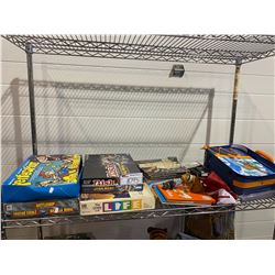 ASSORTED GAMES, TOYS, SCOOBY-DOO SUITCASE