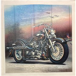 Marc Lacourciere- Original Giclee on Canvas "Memorial"