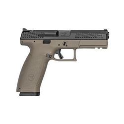 CZ P-10F 9MM 4.5  FDE/BLK NS 19RD