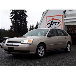 A12F --  2005 CHEVROLET MALIBU MAXX LS , Brown , 177601  KM's