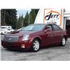 Image 1 : D1 --  2003 CADILLAC CTS SEDAN, RED, 97,763 MILES