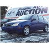 Image 1 : A2 --  2005 FORD FOCUS ZX5 , Blue , 300412  KM's  "NO RESERVE"