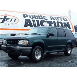 J6 --  2000 FORD EXPLORER XLS , Green , 263046  KM's