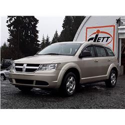 J2 --  2010 DODGE JOURNEY SE , Brown , 175439  KM's