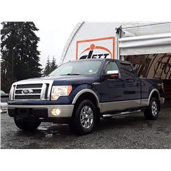 F5 --  2009 FORD F150 SUPERCREW 4X4 , Blue , 212684  KM's