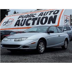 A12T --  2002 SATURN SC1 , Grey , 245211  KM's "NO RESERVE"