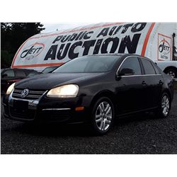 E5 --  2007 VW JETTA 2.5 OPTION 2  , Black , 201404  KM's