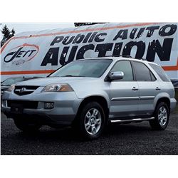L6 --  2006 ACURA MDX TOURING , Silver , 336880  KM's