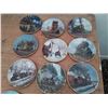 Image 2 : 121 - Lot of Collector Plates Trains with stands