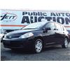 Image 1 : I2 --  2012 NISSAN VERSA S  , Black , 110702  KM's