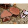 Image 2 : 165 - Matching Wood Coffee Table, 2  Side Tables, TV Stand