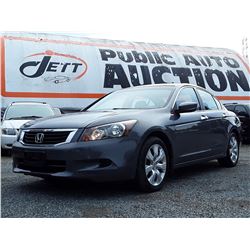 H5 --  2008 HONDA ACCORD EX  , Grey , 192080  KM's