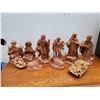 Image 1 : 188-Large Collection of Clay Nativity Scene Figureines