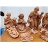Image 2 : 188-Large Collection of Clay Nativity Scene Figureines