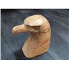 Image 1 : 197 - Eagle head Spalting yellow cedar  -Signed Paul Bourbeau Carving