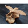 Image 2 : 204 - Yellow cedar eagle -Signed Paul Bourbeau Carving