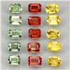 Image 1 : Natural Fancy Sapphire 4x3 MM - 15 Pcs