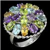 Image 1 : Natural Multi Gemstone Ring