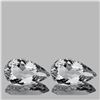 Image 1 : Natural Diamond White Aquamarine Pair 13x8 MM