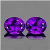 Image 1 : Natural  Purple Amethyst Pair  {VVS}