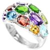 Image 2 : Natural Multi Gemstone Ring