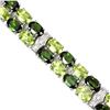 Image 2 : NATURAL CHROME DIOPSIDE, PERIDOT BRACELET