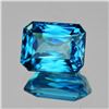 Image 1 : Natural Electric Blue Zircon 3.72 Cts [Flawless-VVS]