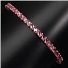 Image 1 : Natural  Marquise Top Rich Pink Tourmaline Bracelet