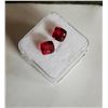 Image 2 : Natural Rare Jedi Burma Vivid Red Spinel Pair Certified