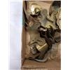 Image 2 : ANTIQUE EASTERN CAMPHOR WOOD BRASS TRUNK HARDWARE