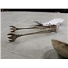 Image 2 : 1910 M. WARREN STERLING  CHOCOLATE SPOON AND STERLING SUGAR TONGS