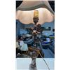 Image 8 : ART NOUVEAU STYLE  MARBLE BASE FIGURAL TABLE LAMP