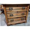 Image 2 : ANTIQUE 3 DRAWER CHEST OF DRAWERS