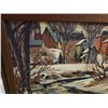 Image 3 : LARGE THOMAS KEITH ROBERTS SILK SCREEN OIL ON BOARD 30"X40" SIGNED