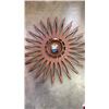 Image 8 : SYROCO SUNBURST CLOCK 30 INCH DIAMETER