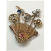 Image 2 : 10K Yellow Gold Tie Pin Brooch