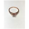 Image 1 : 14K Rose Gold Diamond Engagement Ring