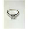 Image 1 : 14K White Gold Diamond Engagement Ring
