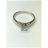 Image 1 : 14K White Gold Diamond Engagement Ring